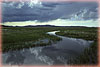 Storm Clouds in S. Idaho River